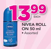 Nivea Roll On Assorted-50ml
