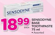 Sensodyne Base Toothpaste Assorted-75ml