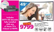 Samsung 49" FHD Curved Smart LED TV 49K6500