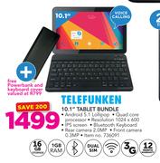 Telefunken 10.1" Tablet Bundle