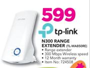 TP Link N300 Range Extender TL-WA850RE