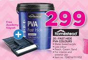 Homestead 20Ltr Fast Hide PVA Colours