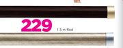 Decorland 85mm Clip On Wood Rods & Accessories(Mahogany & Antique Silver)-1.5m Rod