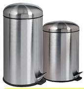 Mainstays 5Ltr Stainless Steel Dome Pedal Bin-Each