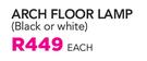 Arch Floor Lamp(Black Or White)-Each