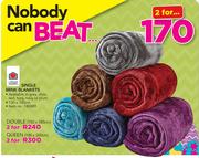 Always Single Mink Blankets-For 2