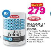 Plascon True Color 5Ltr Bright Gloss Enamel