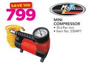 Moto Quip Mini Compressor 35Ltr Per Min