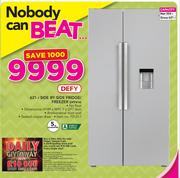 Defy 621Ltr Side By Side Fridge/Freezer DFF416