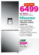 Hisense 420Ltr Bottom Freezer Fridge 420BMI-WD