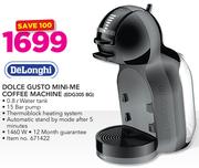 Delonghi Dolce Gusto Mini-Me Coffee Machine EDG305 BG