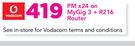 Xbox One 1TB Bundle-On MyGig 3 + R216 Router