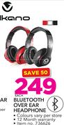 Volkano Bluetooth Over Ear Headphone-Each