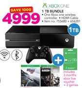 Xbox One 1TB Bundle-On MyGig 3 + R216 Router