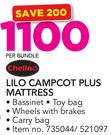 Chelino Lilo Campcot Plus Mattress-Per Bundle