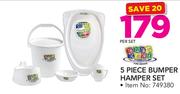 Baby Care 5 Piece Bumper Hamper Set-Per Set
