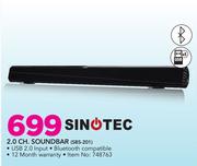 Sinotec 2.0 Channel Soundbar SBS-201