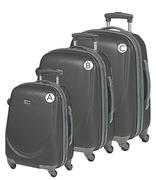 Tosca 55cm ABS Black Upright Trolley