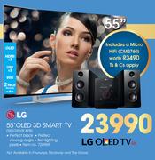 LG 55" OLED 3D Smart TV 55EG910TAFB