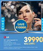 LG 75" UHD Smart TV 75UH655V.AFB
