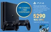 PS4 1TB Slim Bundle