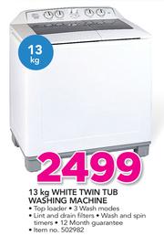 defy 13kg twin tub