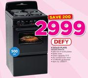 Defy 4 Solid Plate STOVE DSS514