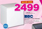 KIC 210Ltr White Chest Freezer KCG 210 1