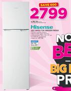Hisense 220Ltr White Top Freezer Fridge