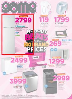 Game Namibia : Nobody Beats Our Big Brand Prices (23 Mar - 5 Apr 2017), page 1