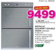Defy 700mm Metallic Gourmet Double Oven DBO468