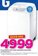 Samsung 13Kg White Top Load Washing Machine WA13FSS2UWWF