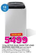 Samsung 13Kg Active Dual Wash Top Load Washing Machine WA13J5710SGF