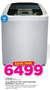 LG 16Kg Metallic Top Load Washing Machine T1603TEFTS AF