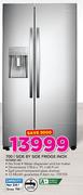 Hisense 700Ltr Side By Side Fridge INOX H700SI-ID