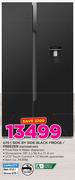 Hisense 670Ltr Side By Side Black Fridge/Freezer H670SMI-WD