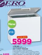 Zero 215Ltr Chest Freezer 