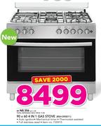 Logik 90x90 4 In 1 Gas Stove RSH-09001 1