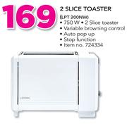 Logik 2 Slice Toaster LPT 200NW