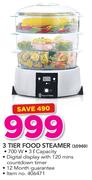 Russell Hobbs 700W 3 Tier Food Steamer 10969
