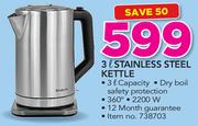 1Brabantia 3Ltr Stainless Steel Kettle