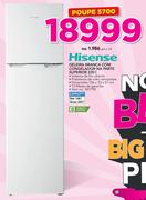 Hisense Geladeira Branca Com Congelador Na Parte Superior 220 Ltr