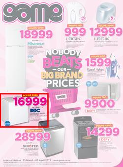Game Mozambique : Nobody Beats Our Big Brand Prices (23 Mar - 5 Apr 2017), page 1