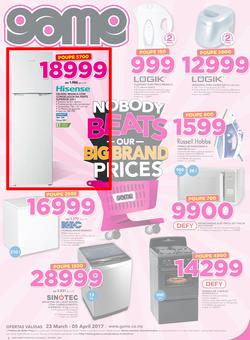 Game Mozambique : Nobody Beats Our Big Brand Prices (23 Mar - 5 Apr 2017), page 1