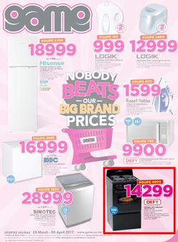 Game Mozambique : Nobody Beats Our Big Brand Prices (23 Mar - 5 Apr 2017), page 1