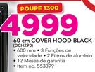 1Defy 60cm Cover Hood Black DCH290