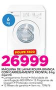 Defy Maquina De Lavar Roupa Branca Com Carregamento Frontal 6 Kg DAW373