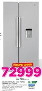 Defy Geladeira Metálica Com Portas Laterais 621 Ltr DFF416