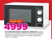 Defy 20 Ltr Microondas Manual Branco
