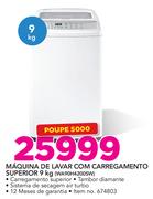 Samsung 9Kg Maquina de Lavar com Carregamento Superior WA90H4200SW